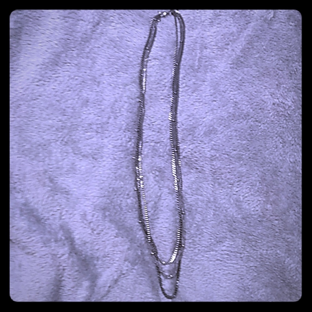 📯3 Chain Metallic Necklace📯